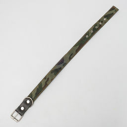 Ошейник брезентовый двухслойный Камуфляж, 72 х 3,5 см, ОШ 45-60 см - Пижон фото 3