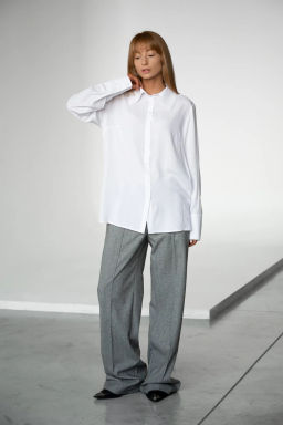 Брюки БР 627д Черно-серый