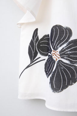 FLORAL PRINT BLOUSE - Zara фото 4