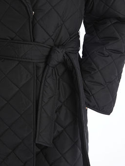 Ceket Yaka Kapitone Kad?n ?i?me Mont - Waikiki фото 3