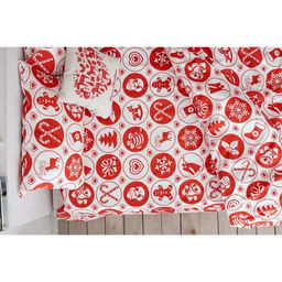 Постельное бельё новогоднее LoveLife 1.5 сп New Year's gifts 143х215см, 150х225см, 50х70 - 2шт  фото 9