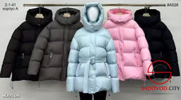 Тёплая зимняя куртка с глубоким капюшоном. - Bruno фото 2