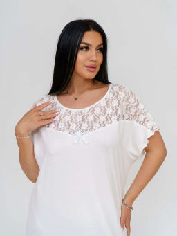 Ночная сорочка женская, цвет белый