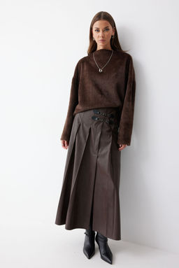 Джемпер LYUSHe 4233 коричневый  фото 5