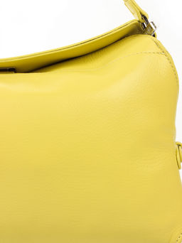 LACCOMA сумка АЛ2043-С-светло-желтый натуральная кожа хлопок  фото 5