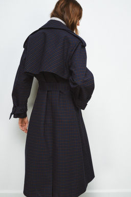 CHECK TRENCH COAT ZW COLLECTION LIMITED EDITION - Zara фото 21