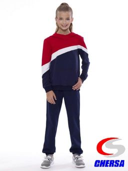 Джемпер-худи из футера с капюшоном (Артикул: 7640 )