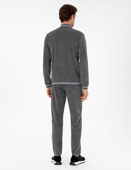 Антрацитовые спортивные штаны узкого кроя - Cacharel фото 4