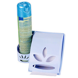 Держатель для туалетной бумаги и освежителя воздуха пластмассовый 17х13х11см, цвета микс (Россия) - Домашняя Мода фото 2