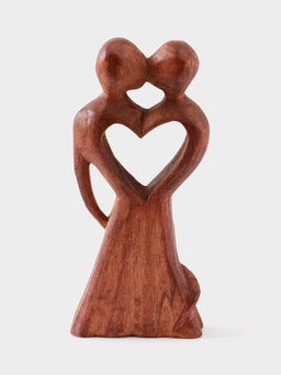 Сувенир Узы брака, 20?9?3 см, дерево, коричневый