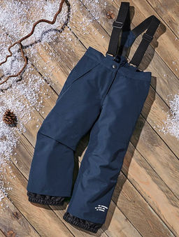 Зимние мембранные штаны для девочек LUPILU синие  фото 13