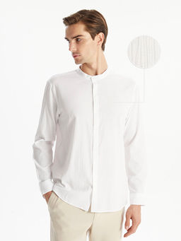 Regular Fit Uzun Kollu Erkek Dokulu G?mlek
