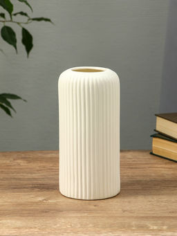 Ваза для цветов «Флоранс классик», 20×9.5×7 см, керамика, белая