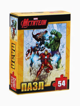 Пазлы детские для мальчиков Мстители, набор 10в1, 54 детали в каждом - Marvel фото 13