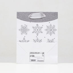 Цена за 12 шт. Пакет ламинированный Снежинки 11,5 х 14,5 х 6 см - Simaland фото 6