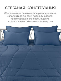 Одеяло Cloud Cool Captains Blue 175х200см всесезонное 200г/м2 ЕС-8033 - Espera фото 5