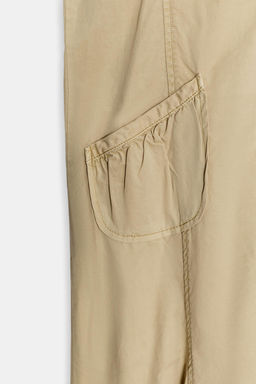 VESTIDO MIDI GABARDINA / Aceite - Zara фото 6