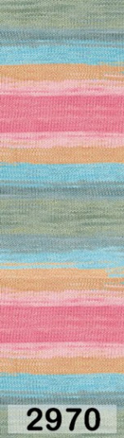 пряжа Alize - Белла батик 100 (Bella вatik) упаковка 5 шт  фото 3