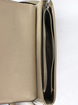 Сумка женская натуральная кожа GU 2033-0028, 1отд+карм/пер, плечевой ремень, бежевый SALE 264160 - Adelia фото 3