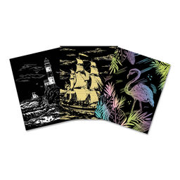 Hobbius SGHK Набор для творчества Гравюра 20 x 25.5 см СК/Уценка №54 Средневековый замок (серебро)  фото 3