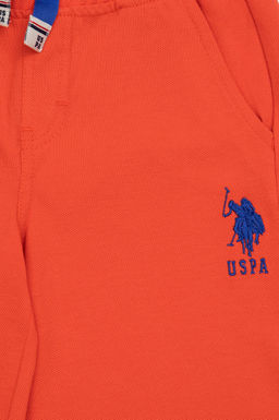 Детские красные вязаные шорты - U.s. polo assn фото 6