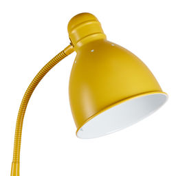 UML-T701 E27 YELLOW Торшер напольный под лампу Е27, 60W, с регулировкой наклона. Механический выключатель. Желтый. ТМ Uniel