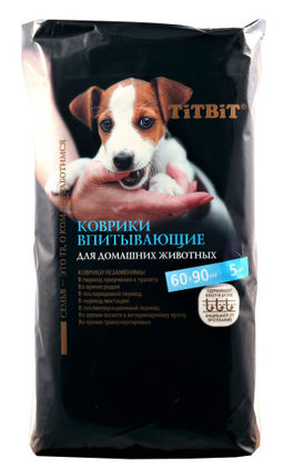 Подстилки Титбит 5 шт 60х90 см 4690538008607