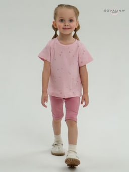 Костюм Актив лиловые сердечки-сухая роза - Sovalina фото 14