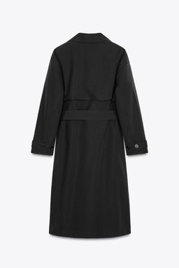 WATER-REPELLENT TRENCH COAT WITH BELT - Zara фото 7