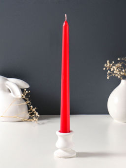 Цена за 2 шт. Свеча античная 25 см, 58 гр, 7 ч, цв. красный