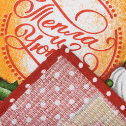 Полотенце новогоднее Тепла и уюта 35х60 см, 100% хлопок, хлопок 160г/м2 - Доляна фото 3
