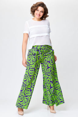 Блуза Swallow 803.2 черный+серебряный узор фото 418