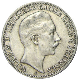 3 марки 1908 года А Германия (Пруссия)