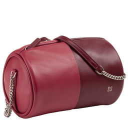 Итальянская кожаная сумка DuDu Bags серии Abigail | бордовый