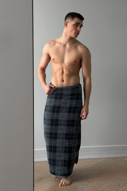 Полотенце махровое Английская клетка