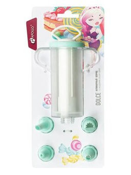 Кулинарный шприц с 4 насадками APOLLO Dolce Выпечка