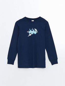 Bisiklet Yaka Erkek ?ocuk Pijama Tak?m? - Waikiki фото 2