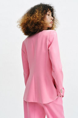 BLAZER ENTALLADA SIN SOLAPA / Rosa - Zara фото 6