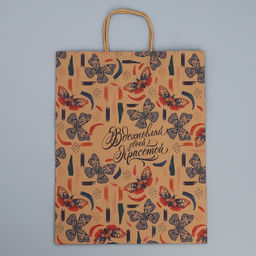 Цена за 2 шт. Пакет подарочный крафтовый, упаковка, Вдохновляй, L 31?40?11.5 см