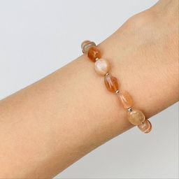 Браслет из Лунного и Солнечного камня