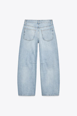 TRF BAGGY BALLOON MID-WAIST JEANS - Zara фото 41