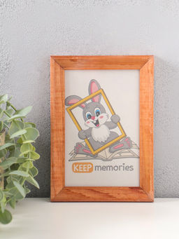 Фоторамка для фото 10×15 см Keep memories, Mira, дерево под орех, (пластиковый экран)