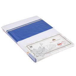 Простыня Евростандарт Северная звезда 240х220см, поплин Премиум Пакистан 125г/м2, хлопок 100%, упаковка классическая ПВХ 28х41см, Домашняя мода (Россия)  фото 2