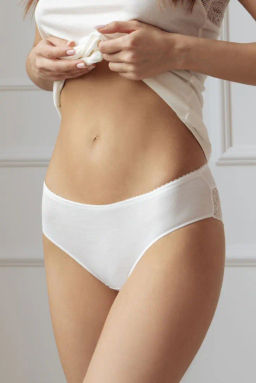 ALMANDO MELADO трусы женские slip Бамбук Цвет:белый