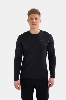 Лонгслив утепленный Черный ANTA TRN LS Tee