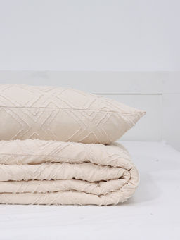 Постельное бельё евро LoveLife Tufting Ромб, микрофайбер
