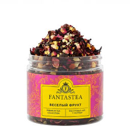 Fantastea Веселый Фрукт (упаковка 12 банок по 65гр)