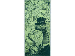 6с102.411ж1 Змей-часовщик(еловый) Полотенце махровое 67х150см