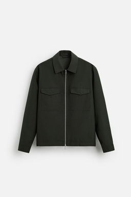 OVERSHIRT WITH POCKETS AND ZIP - Zara фото 4