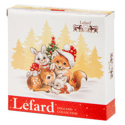 БЛЮДО LEFARD С НОВЫМ ГОДОМ! В ФОРМЕ ЗВЕЗДЫ 17,5*17,5*3,5 СМ КРАСНОЕ  фото 2